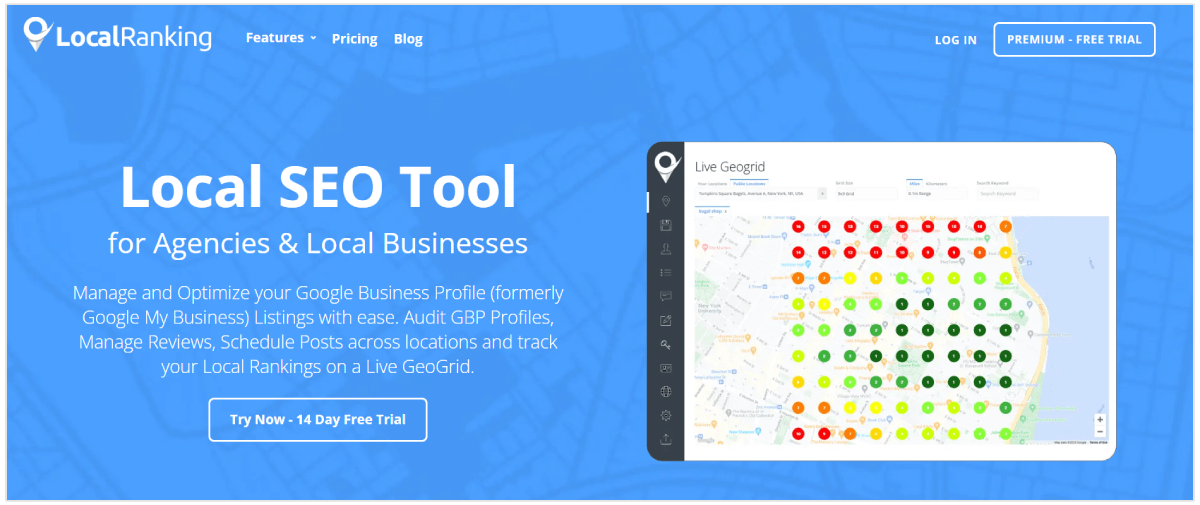 Local Ranking local SEO tool